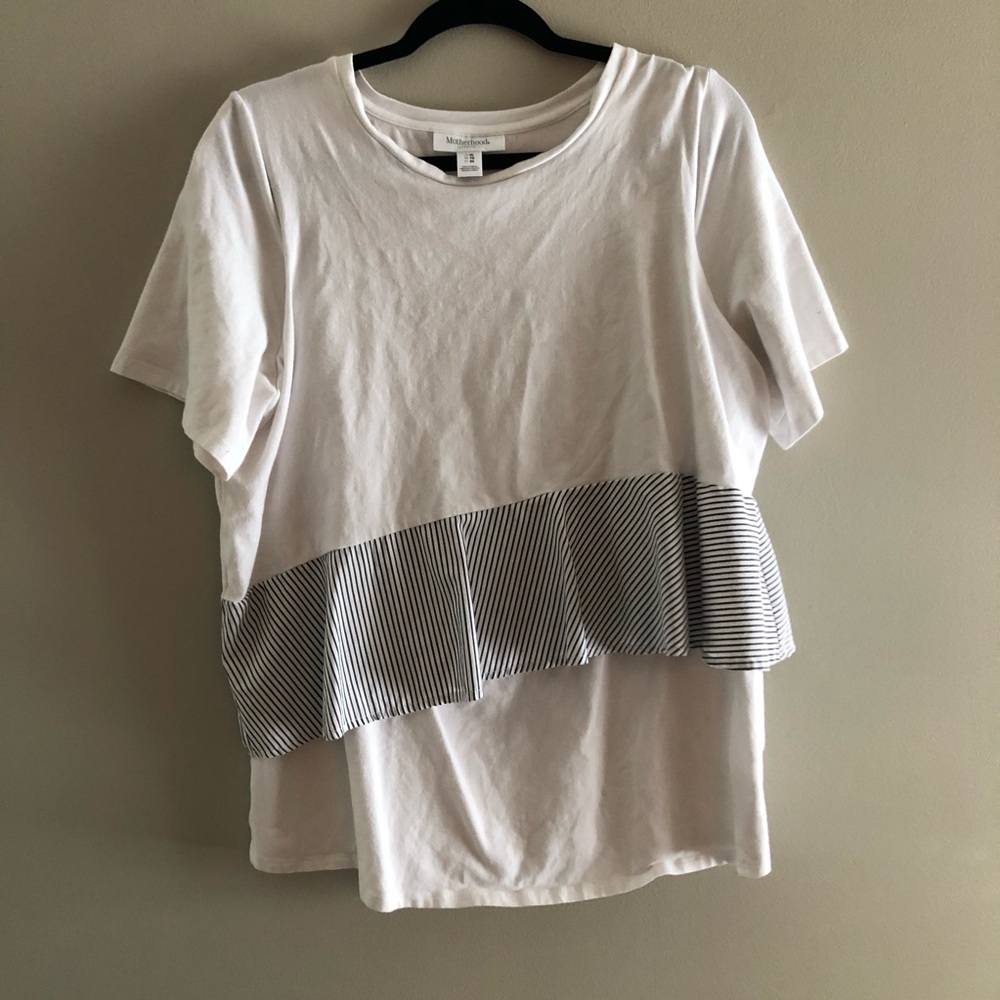 Ruffled nursing top - Picture 1 of 3